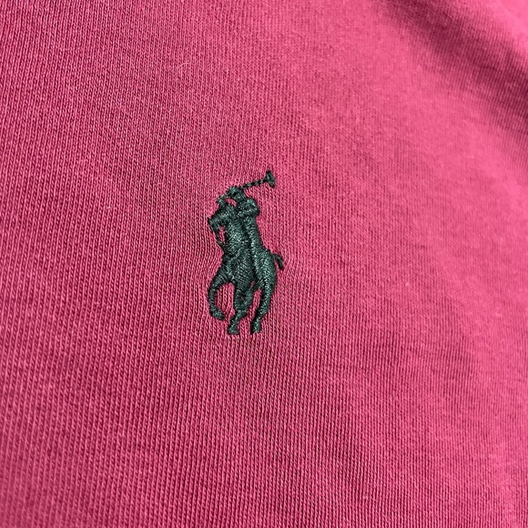 Ralph Lauren Long Sleeved Soft Polo Shirt Men’s Size XL Burgundy/Maroon - Picture 4 of 5